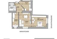 Sanierungsbedürftige Drei-Zimmer-Wohnung direkt an der U3