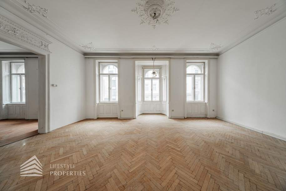 Renovierungsbedürftige 4,5-Zimmer Wohnung in zentraler Lage, Wohnung-kauf, 849.000,€, 1050 Wien 5., Margareten