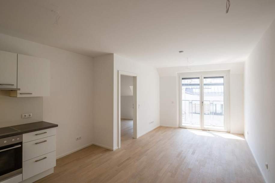 6. OG in der Kaiserstraße nahe Neustiftgasse: Neubauwohnung mit Top-Ausstattung!!, Wohnung-miete, 1.299,00,€, 1070 Wien 7., Neubau