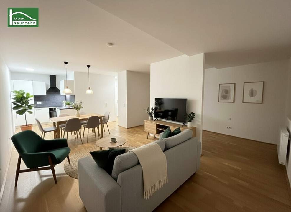 LEO 131 - Traumhafte 1.5-Zimmer Gartenwohnung in Hofruhelage! Nahe Siemens, Floridsdorf und vielen Grünflächen!