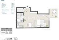 PROVISIONSFREI! modernes Single-Apartment mit 5 m² Balkon und praktischem Grundriss im Dachgeschoss
