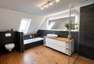 Stilvolle Doppelhaushälfte mit Garten, Designküche und überdachter Terrasse