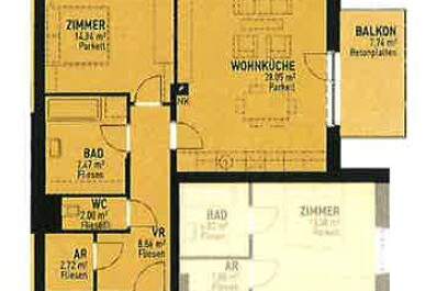 Schreckgasse 26 / Reulingweg 1+3, 1230 Wien, Wohnung-miete, 949,00,€, 1230 Wien 23., Liesing