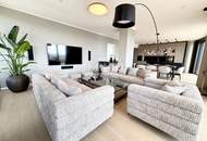 TOP-möbliertes Apartment mit Rundumblick &amp; Goodies (Gym, Pool, Spa, Lounges, Doorman): Neubau-Erstbezug Neue Donau