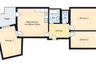 Großzügige 3-Zimmer-Wohnung mit 4-Zimmer-Potenzial direkt bei der U4