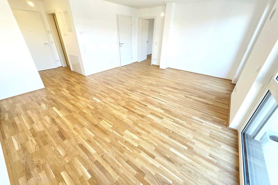 Werthaltig investieren - Nachhaltige Wohnqualität! Ideal für Anleger! TOP-Neubauprojekt im Grünen + Klimaaktiv Bronze + Wärmepumpe und Solaranlage + Ideale Raumaufteilung und Terrasse + Garage + Beste Vermietbarkeit!, Wohnung-kauf, 271.045,€, 1220 Wien 22., Donaustadt