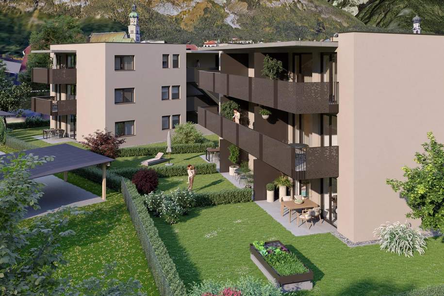 GEFÖRDERTE Neubauwohnung im Försterpark - TERRASSENWOHNUNG Top 15 - inkl. TG-Platz, Wohnung-kauf, 408.800,€, 6060 Innsbruck-Land