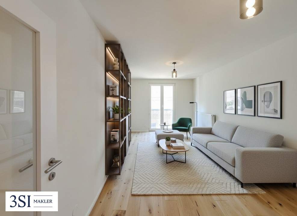 Helle 2 Zimmer Neubauwohnung mit perfekter Aufteilung nähe Karlsplatz