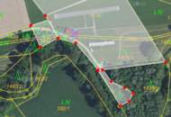 Überwiegend landwirtschaftlicher Grund mit Teilflächen in unterschiedlicher Widmung in der Ennser Kronau
