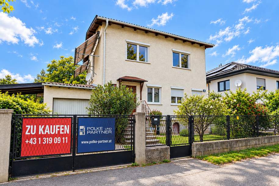 Einfamilienhaus mit großem Garten und Entwicklungspotenzial nahe der Lobau, Haus-kauf, 1.200.000,€, 1220 Wien 22., Donaustadt