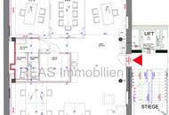 Loft Etage mit mehreren Terrassen in der Brotfabrik Wien!