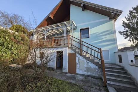 Gemütliches Zuhause im Weinviertel - Einfamilienhaus mit großer überdachter Terrasse - großzügiger Kellerfläche und Nebengebäude, Haus-kauf, 175.000,€, 2052 Hollabrunn