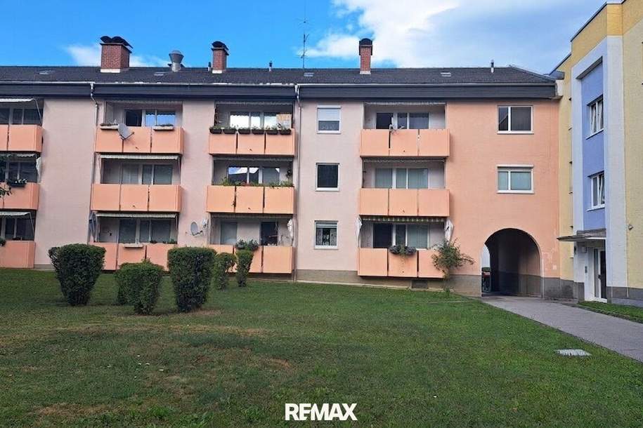 Sonnige Eigentumswohnung mit Loggia und Tiefgaragenplatz, Wohnung-kauf, 99.000,€, 8605 Bruck-Mürzzuschlag
