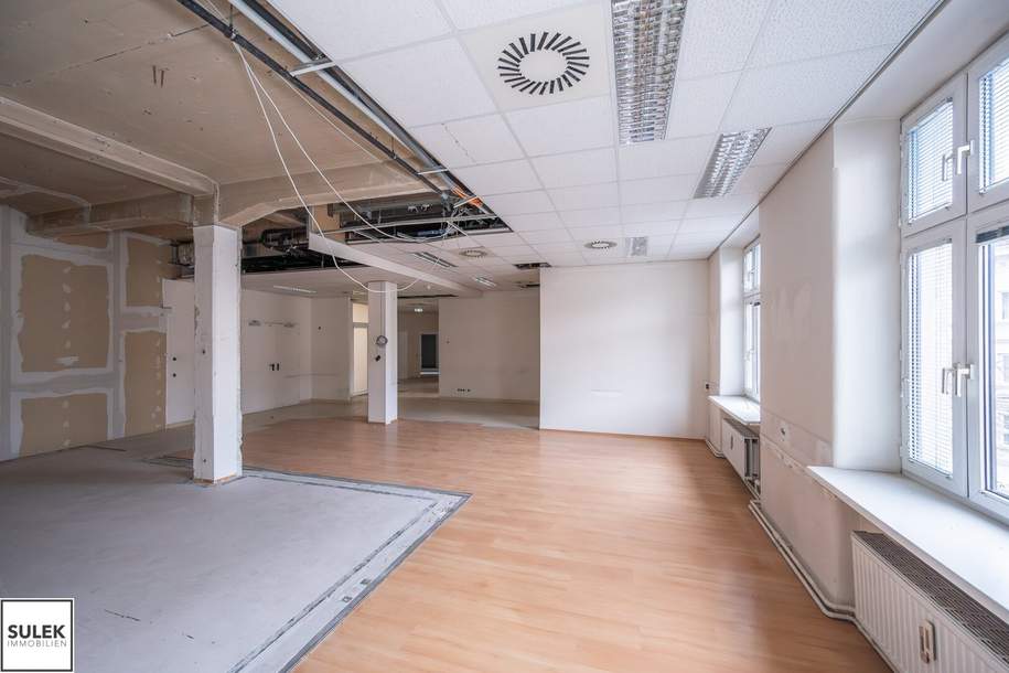 Großzügige Büro-/Praxisfläche (529 m²) mit Gestaltungsspielraum nahe U3 Schweglerstraße – Rohbau-Zustand zum Ausbauen | Provisionsfrei!, Gewerbeobjekt-miete, 5.178,73,€, 1150 Wien 15., Rudolfsheim-Fünfhaus