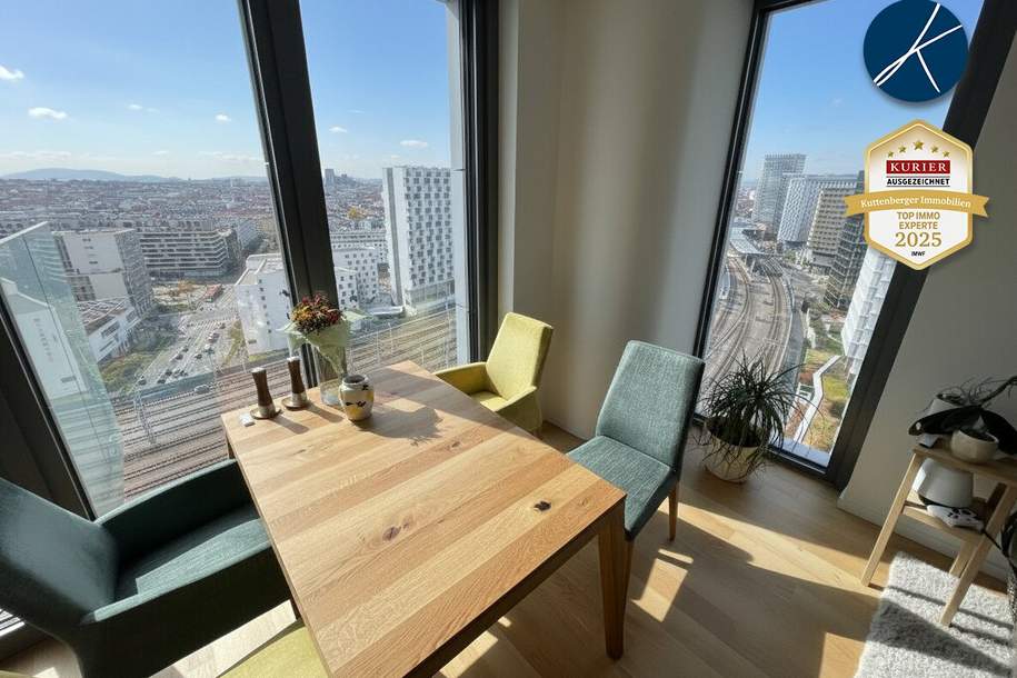 17.Stock - Erstklassiges Wohnen mit Panoramablick, Wohnung-miete, 1.590,00,€, 1100 Wien 10., Favoriten