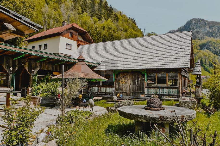 EINZIGARTIGE EVENTLOCATION VON 1370 ? GASTRONOMIE, FESTSAAL & EIGENER ENNSZUGANG, Gewerbeobjekt-kauf, 590.000,€, 4463 Steyr-Land