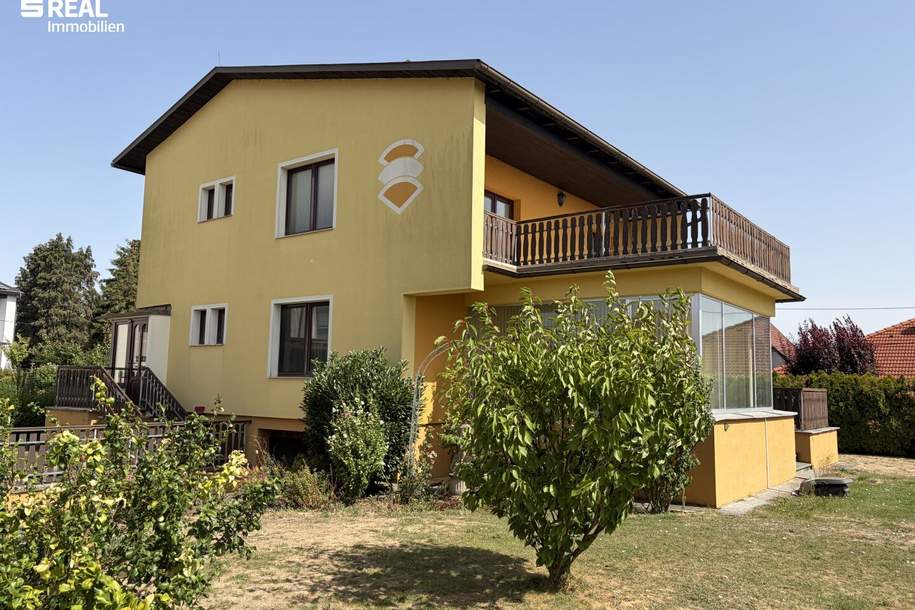 Großzügiges 6-Zi-Haus mit Garten, 2 Terrassen & Garage in Poysdorf Besichtigungstermin 17.09.2026 15-17 Uhr! Terminvereinbarung erwünscht!, Haus-kauf, 330.000,€, 2170 Mistelbach