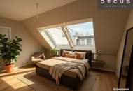 Elegante 2-Zimmer-Wohnung im Dachgeschoss mit Terrasse