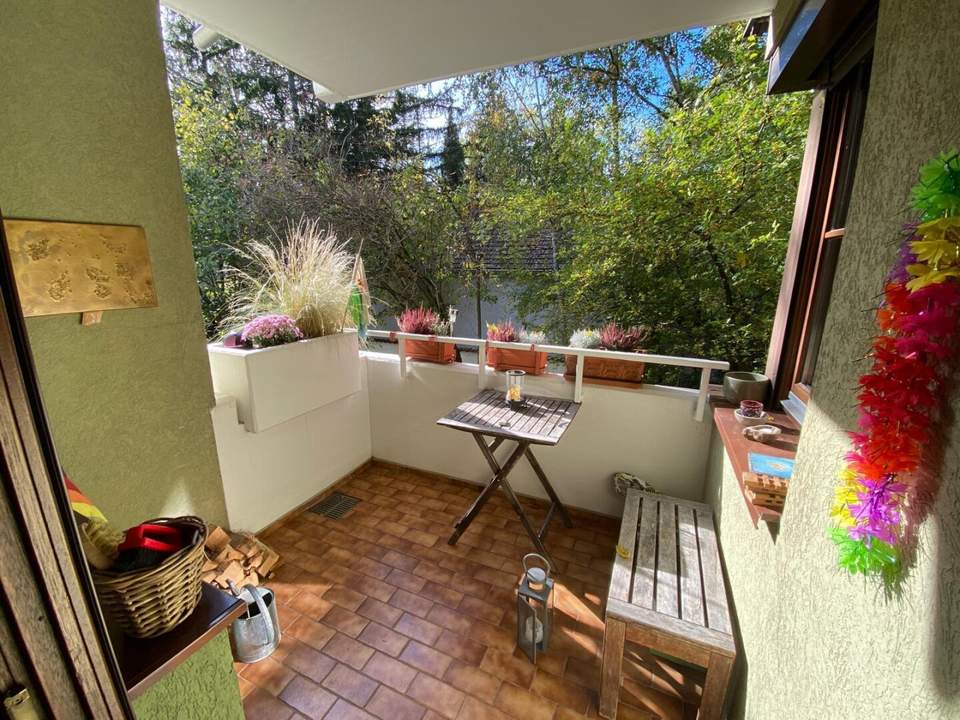 Charmant mit herrlichem Grünblick