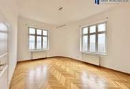 Klassische Wiener Altbauwohnung mit 4 Zimmern und Balkon mit Blick auf den Donaukanal