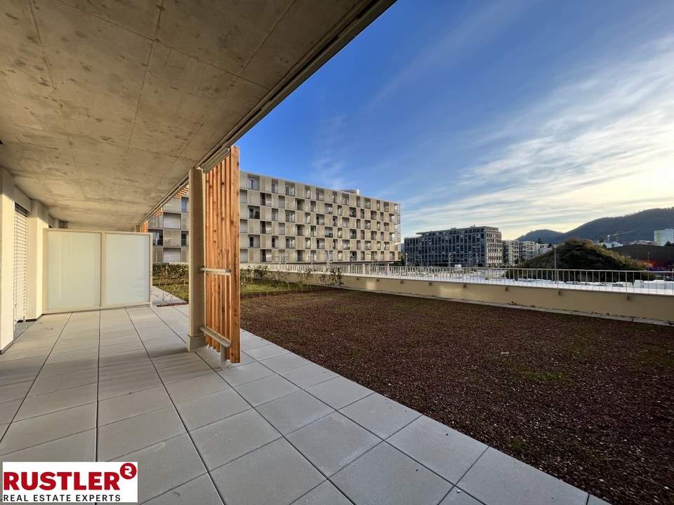 2 MONATE MIETZINSFREI!! - 3-Zimmer-Terrassenwohnung mit großzügigem Gartenanteil