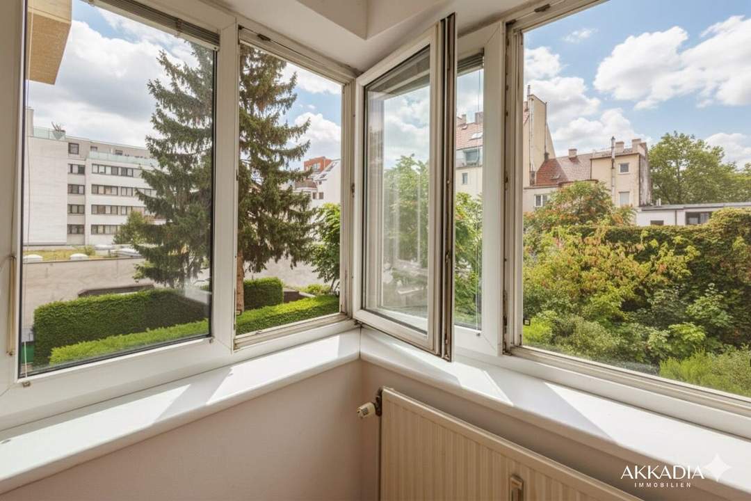Ruhige 2-Zimmer-Wohnung mit Gartenblick und Garagenplatz