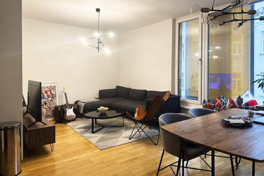 Moderne Neubauwohnung mit Gemeinschaftsterrasse // MÖBELABLÖSE MÖGLICH!!, Wohnung-miete, 1.090,00,€, 1060 Wien 6., Mariahilf