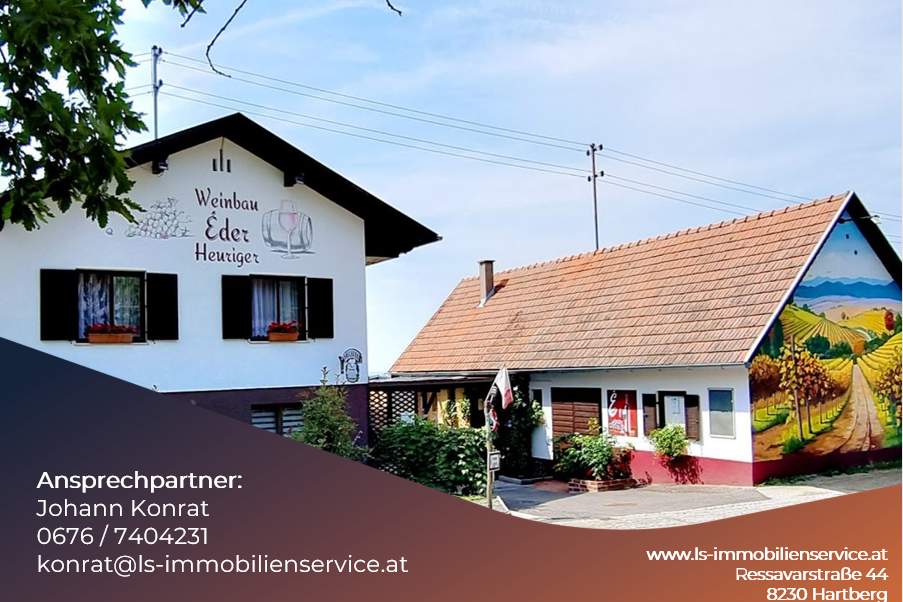 Ehemaliger Gastronomiebetrieb mit Möglichkeit zum Hauptwohnsitz in den Weinbergen!, Gewerbeobjekt-kauf, 420.000,€, 7474 Oberwart