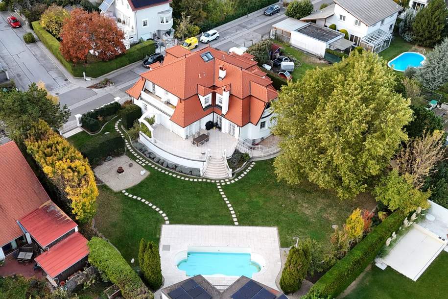 Traumhafte Villa mit historischem Flair, großem Garten, Pool, Sauna & und vielem mehr!, Haus-miete, 5.500,00,€, 2361 Mödling