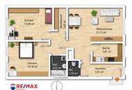 Durchdachter Grundriss: 3-Zimmer-Wohnung nahe Hanusch-Krankenhaus