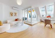 Neubau DG-Terrassenwohnung in Ruhelage | PKW-Stellplatz | 3 Min. zum Kutschkermarkt und zur U6 | 2 Min. zum Aumannplatz