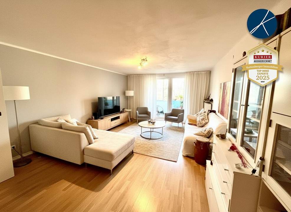 Nahe Casino Baden! vermietete (bis 31.10.26) Dachgeschoßwohnung in Top-Lage: 1 Zimmer, Loggia & Grünblick zum Kurpark Baden, Niederösterreich für nur 149.999,00 €!