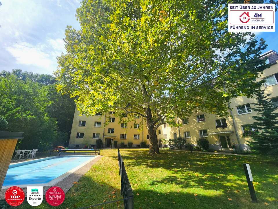 🌳GRÜN-RUHELAGE 2-Zimmer-Wohnung mit Loggia &amp; Poolbenützung in Neuwaldegg🌳