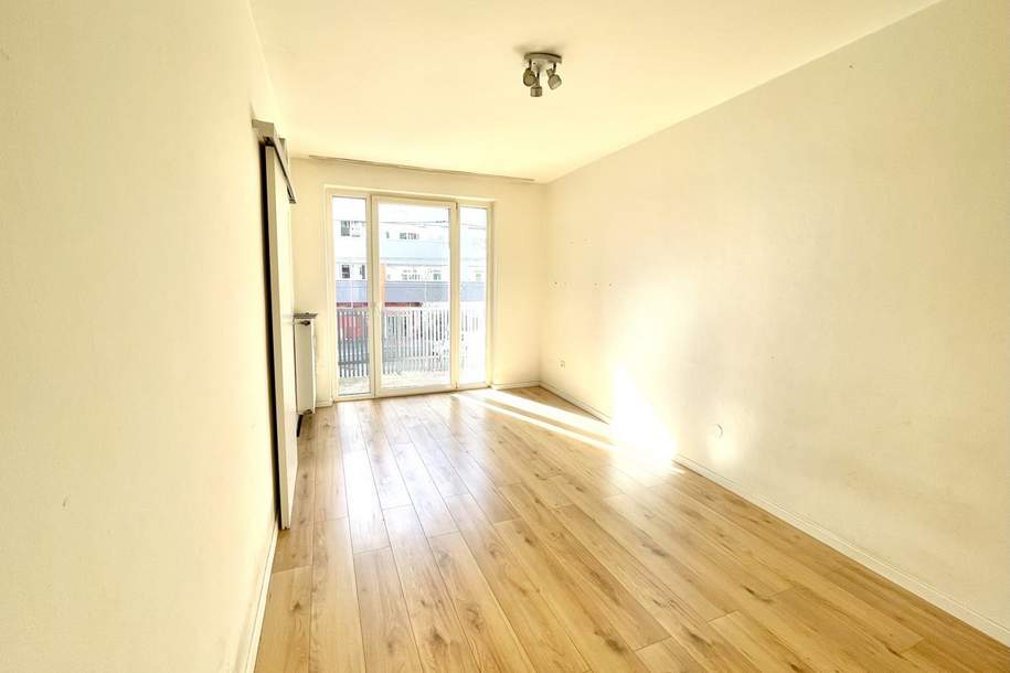 GRAZ-EGGENBERG: helle 1,5-Zimmer-Mietwohnung mit Balkon!, Wohnung-miete, 443,29,€, 8020 Graz(Stadt)