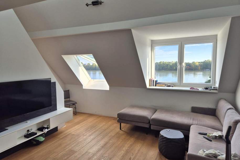 Exklusive Maisonette-Dachgeschosswohnung mit Donaublick // Exclusive duplex penthouse apartment with views of the Danube //, Wohnung-kauf, 595.000,€, 1020 Wien 2., Leopoldstadt