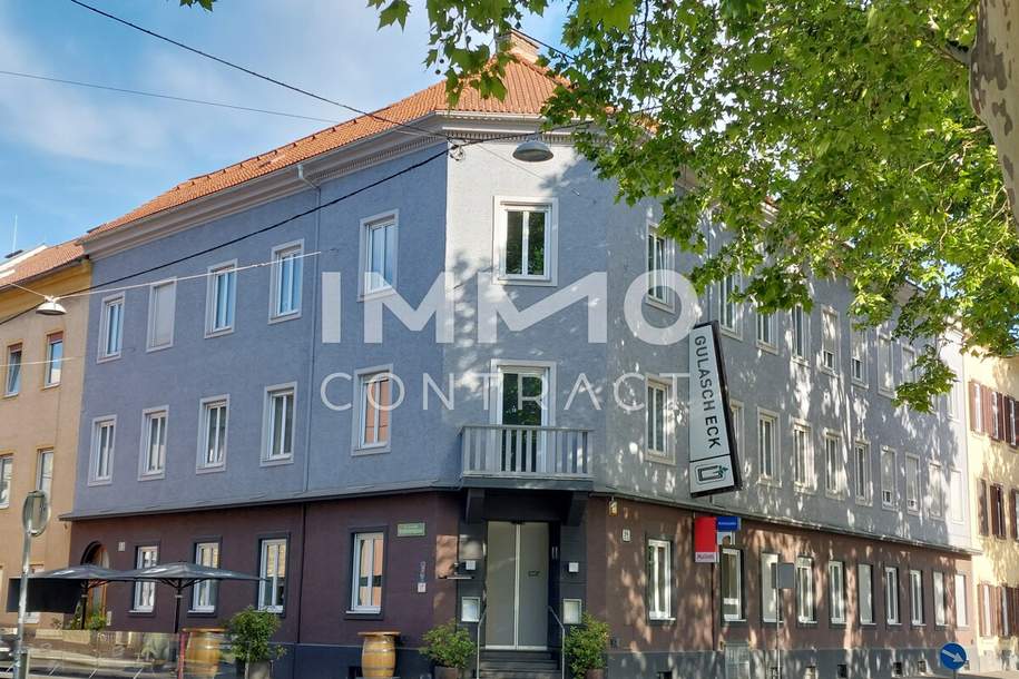 EGGENBERG ZINSHAUS MIT DACHAUSBAUBEWILLIGUNG ALS BAUHERRENMODELL MÖGLICH, Gewerbeobjekt-kauf, 2.500.000,€, 8020 Graz(Stadt)