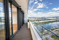 DANUBEFLATS: Premium Living - Edle 2-Zimmer-Wohnung in 40. Stock