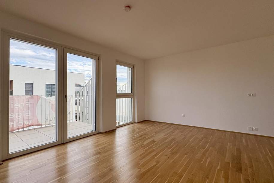 Schlüsselfertig &amp; provisionsfrei: 2-Zimmer-Wohnung mit Balkon im Neubau!, Wohnung-kauf, 390.000,€, 1210 Wien 21., Floridsdorf