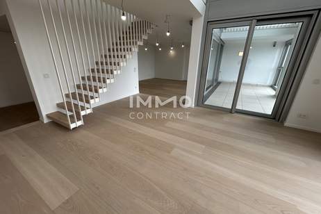 Exklusive Penthouse Wohnung auf zwei Etagen mit atemberaubenden Ausblick auf die Donau und die Innenstadt!, Wohnung-kauf, 2.595.000,€, 1220 Wien 22., Donaustadt