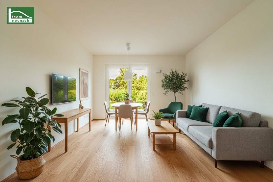 Traumhafte 2-Zimmer-Wohnung im energieeffizenten Neubauprojekt Hirschfeld - Naturnah wohnen