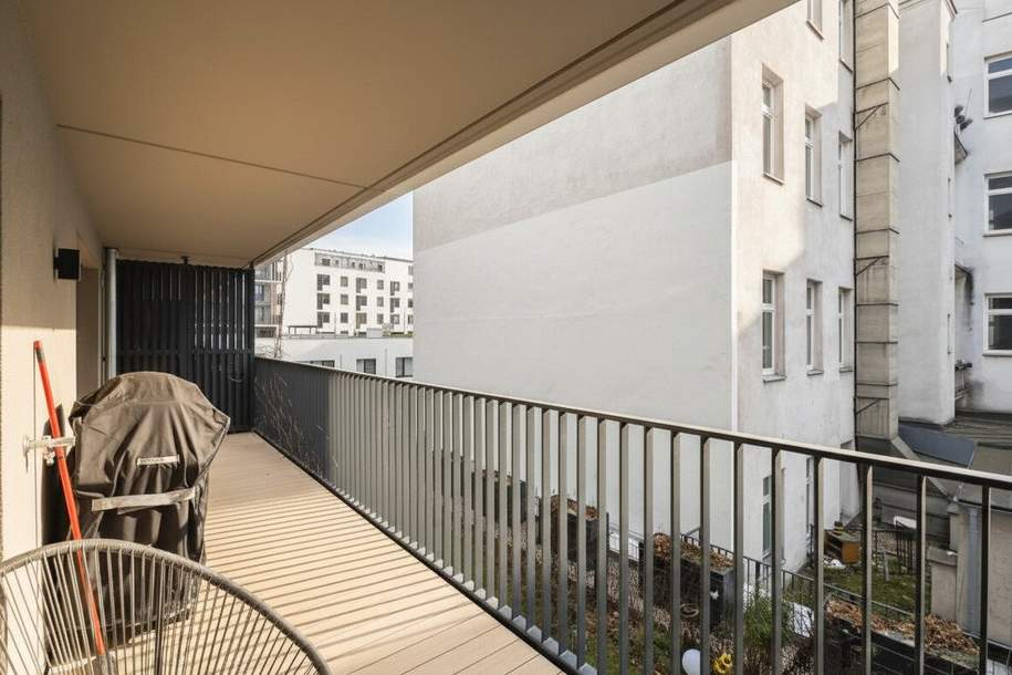 Pauschalmiete inklusive Warmwasser, Heizung & Kühlung - Moderne 2-Zimmer-Wohnung mit großzügigem Balkon (15,74 m²) und stilvoller Ausstattung, Wohnung-miete, 1.299,00,€, 1210 Wien 22., Donaustadt