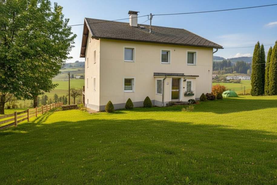 Großzügiges Einfamilienhaus mit Platz für zwei Wohneinheiten und gepflegtem Garten, Haus-kauf, 265.000,€, 4153 Rohrbach