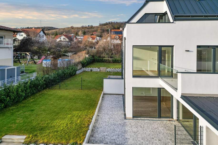 FÜR ANLEGER | VERMIETETE, wunderschöne, moderne &amp; lichtdurchflutete Doppelhaushälfte | 5 Zimmer - ca. 143 m² | AHORNGASSE - St. Georgen, Eisenstadt, Haus-kauf, 650.000,€, 7000 Eisenstadt(Stadt)