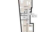 Attraktive 3-Zimmer-Neubauwohnung mit Balkon im 1. Dachgeschoss – ruhige Anlage mit 7 Einheiten