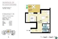 Moderne 2-Zimmer-DG Wohnung mit großer Terrasse nahe der U3 Kendlerstraße
