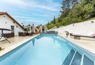 Uneinsehbares Gartenparadies mit Waldblick! Salzwasserpool beheizt. Weitere Extras warten auf Sie!