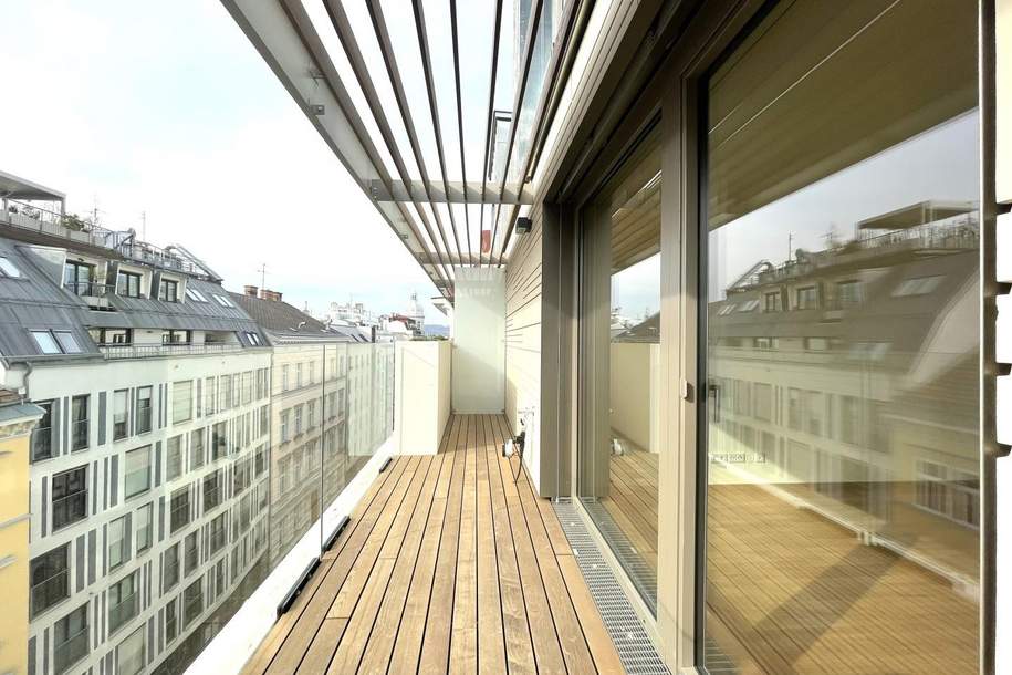 ZIEGLERGASSE: Neubauwohnung mit West-Terrasse!! Ab Oktober!!, Wohnung-miete, 2.185,00,€, 1070 Wien 7., Neubau