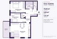 Hier wird Ankommen zum Lieblingsmoment – Sonnenbalkon, 2 Schlafzimmer, große Wohnküche