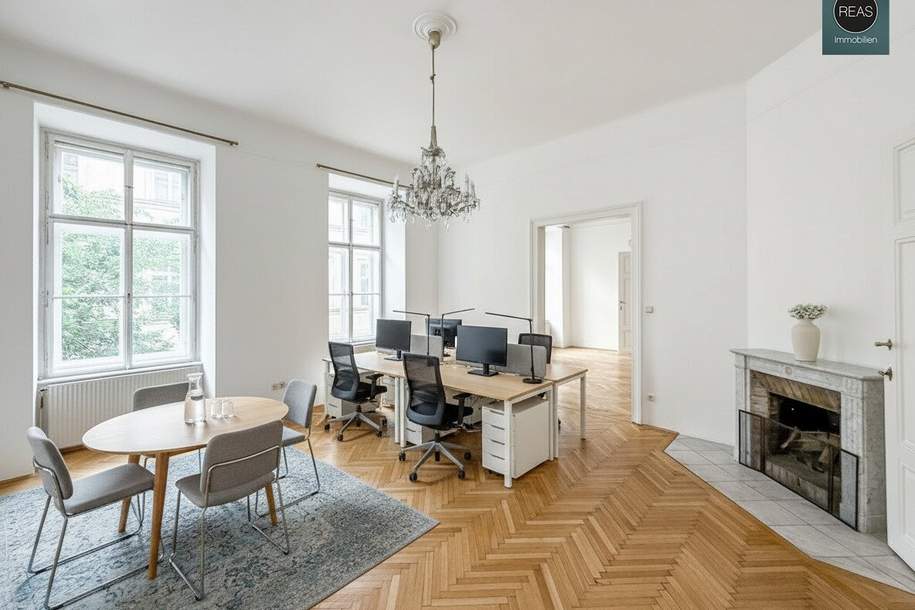 Wunderschöne Bürofläche in Bestlage nahe Stadtpark! Stellplatz verfügbar!, Gewerbeobjekt-miete, 15,00,€, 1030 Wien 3., Landstraße