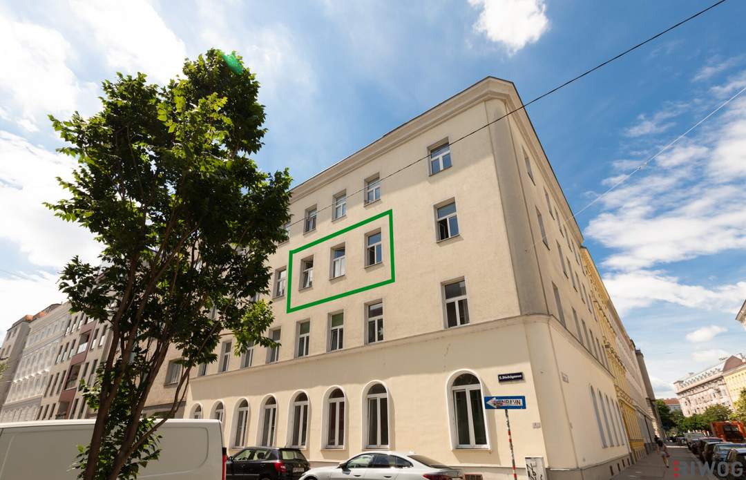 2 Zimmer ALTBAU-UNBEFRISTET beim Park am Hundsturm